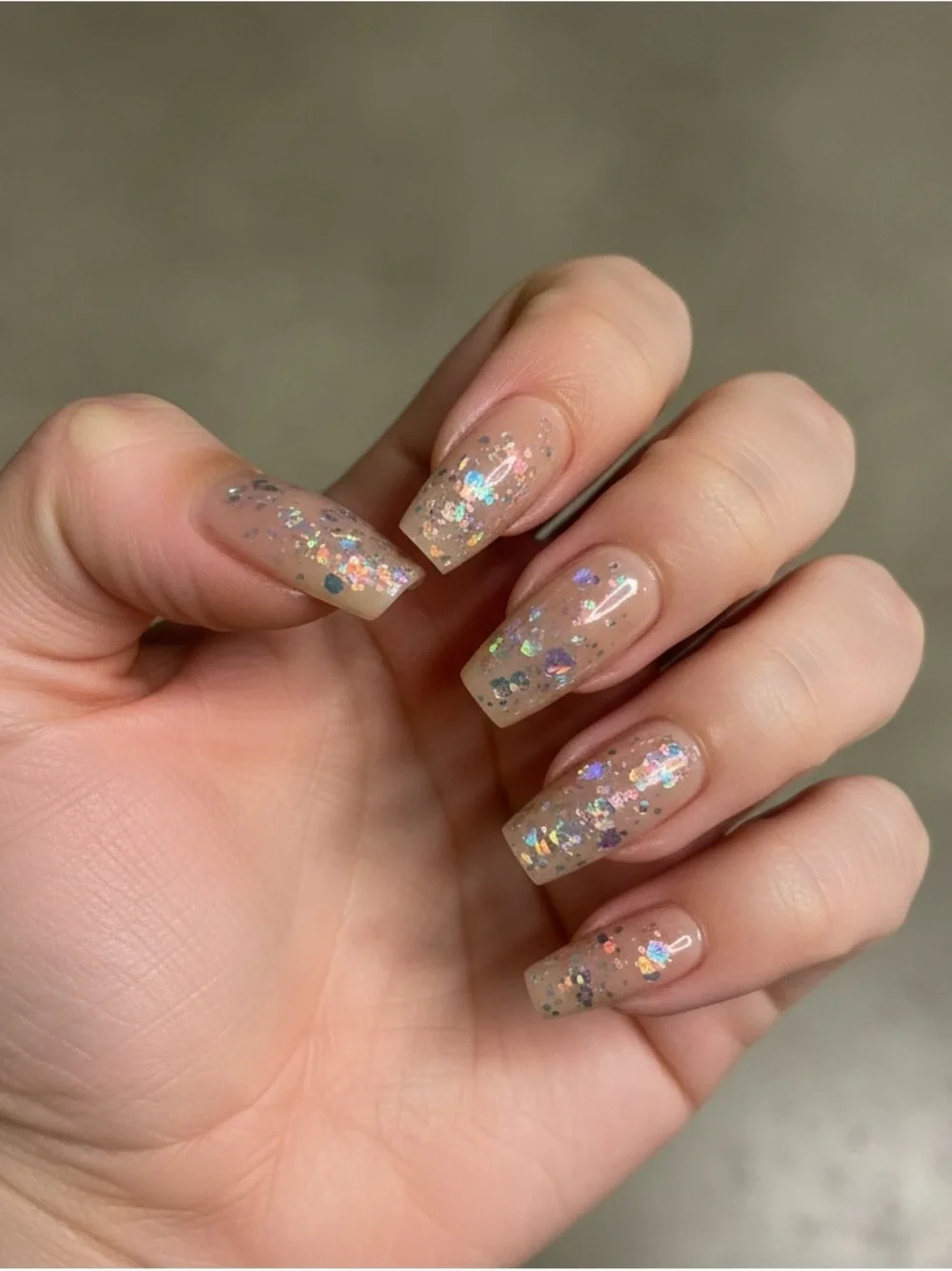 Glittery Press-On Nails